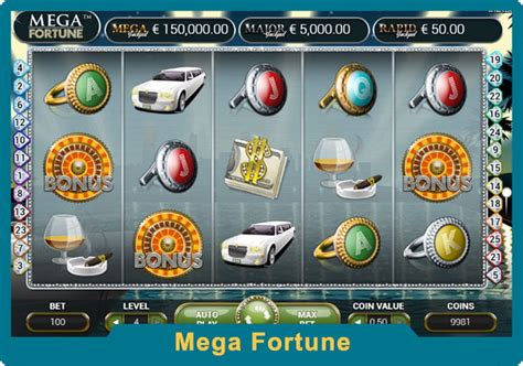 Mega Fortune online slot game .